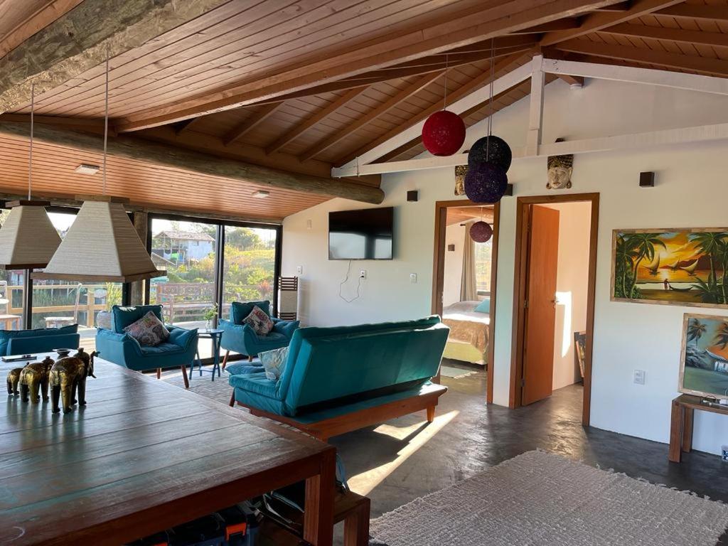 Villa Santorini Praia Do Rosa Com Piscina E Jacuzzi Ngoại thất bức ảnh